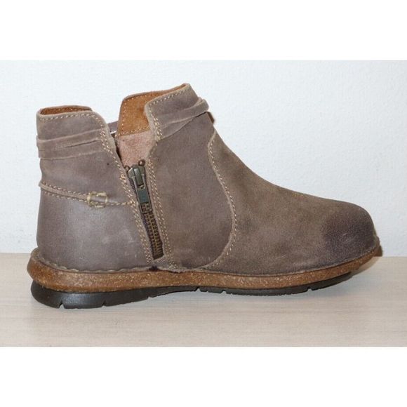 Born BR0017422 Women's SZ 8M Gray Brown Wynter Comfort Ankle Booties - Picture 9 of 11